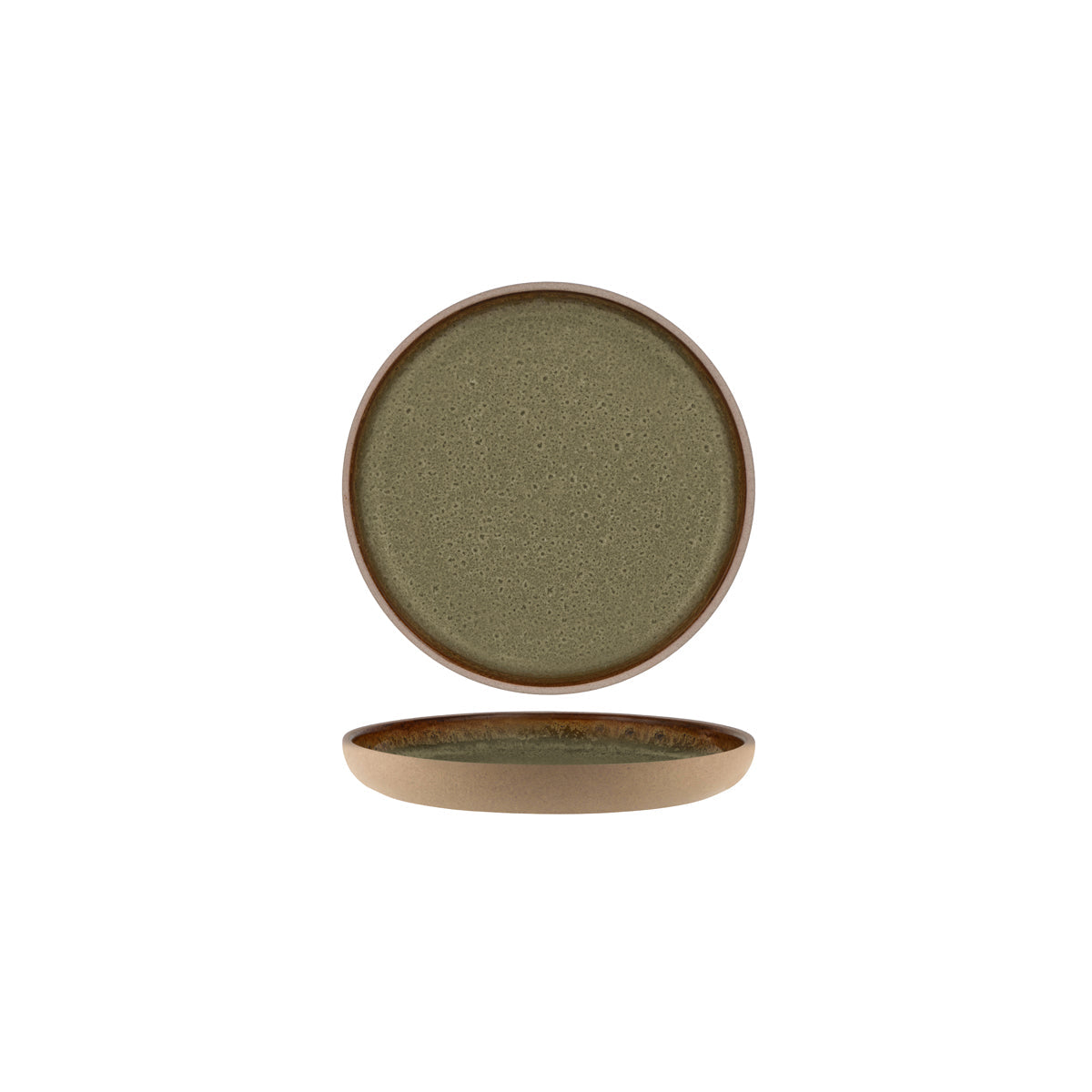 Tablekraft Soho Round Deep Coupe Plate 235x30mm Burnt Sienna