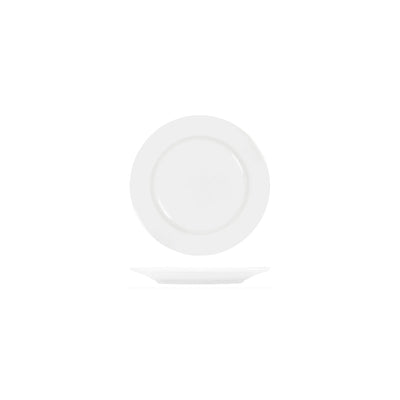 Tablekraft Core White Round Plate Rim Shape- 150mm