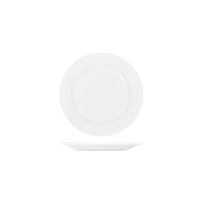 Tablekraft Core White Round Plate Rim Shape- 225mm