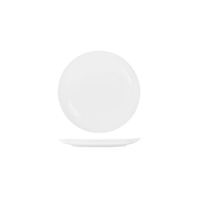 Tablekraft Core White Round Plate Coupe Shape-225mm