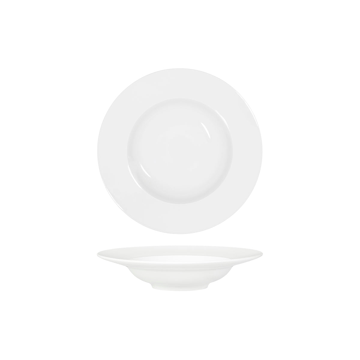 Tablekraft Core White Pasta Plate Wide Rim 270x60mm