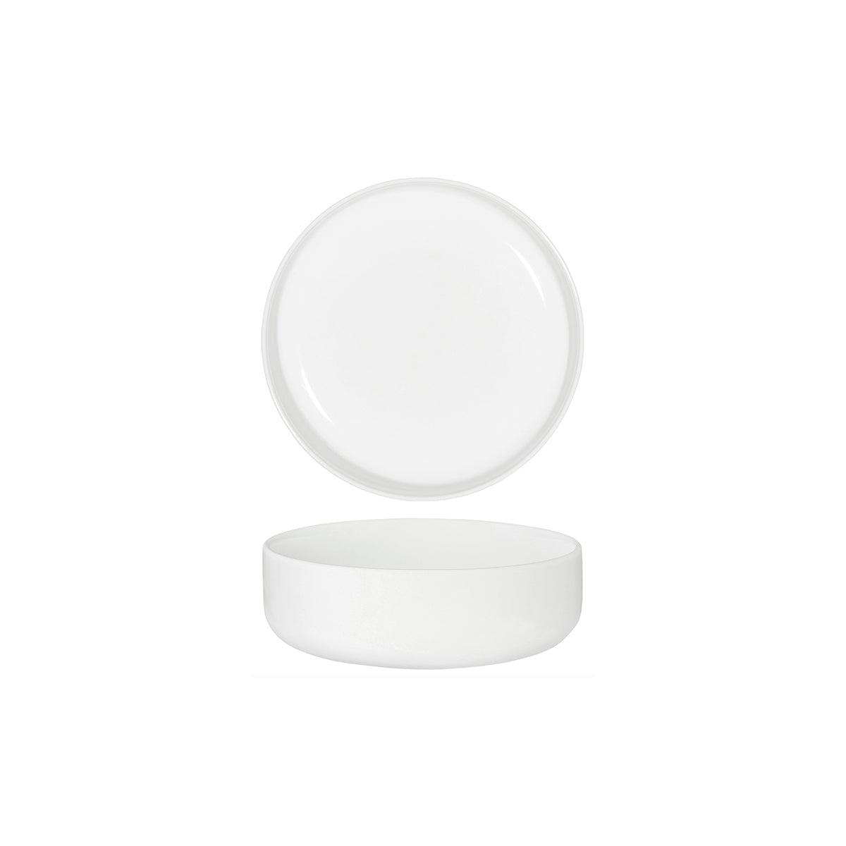 Tablekraft Core White Round Share Serving Bowl 200x50mm