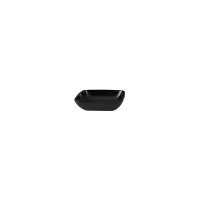 Melamine Sauce Dish Black 100x100mm
