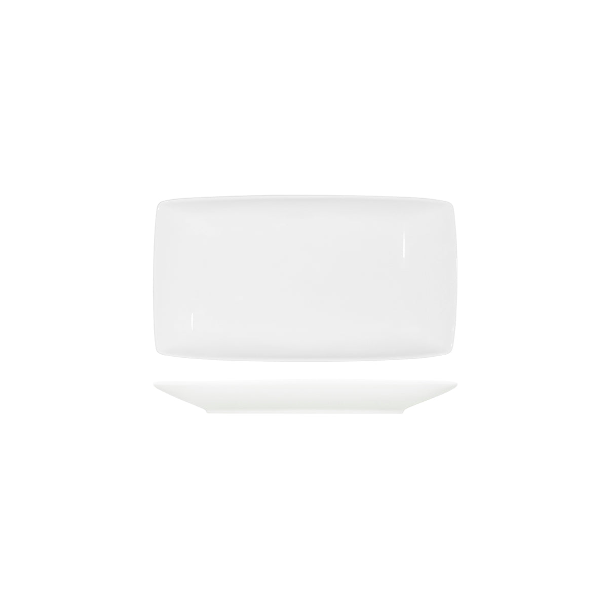 Tablekraft Core White Platter-rectangle Coupe 305x165x35mm