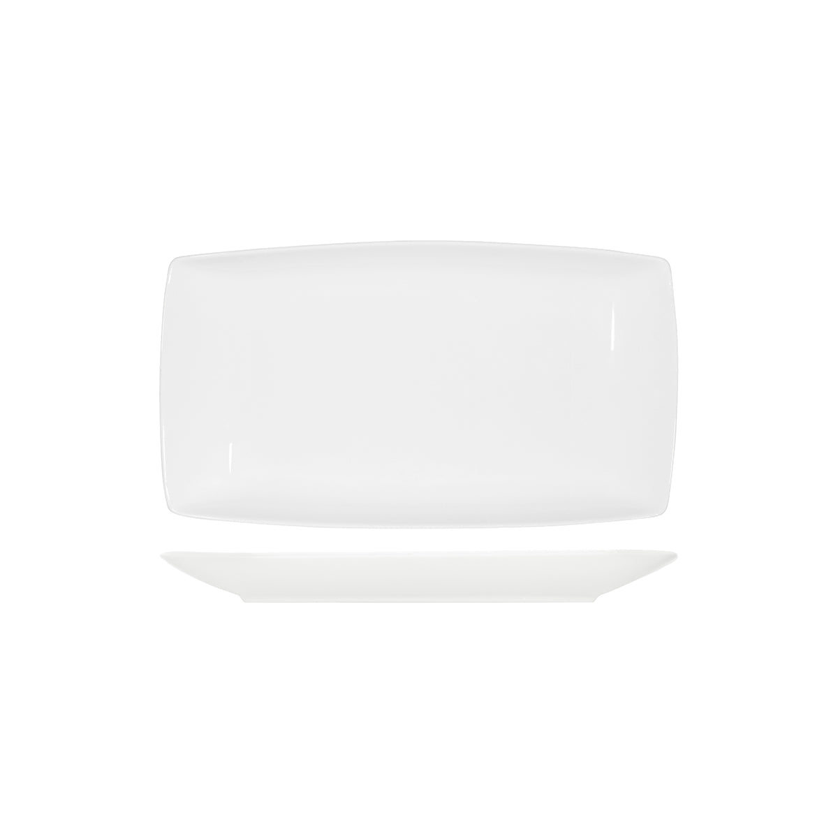 Tablekraft Core White Platter-rectangle Coupe 415x235x43mm