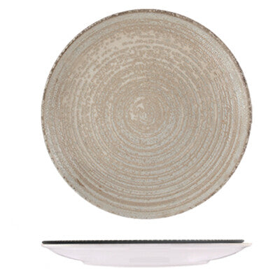 ID FINE Mocha Round Plate - Coupe, 300mm Ø