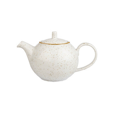 Churchill Stonecast Beverage Pot-426ml Barley White