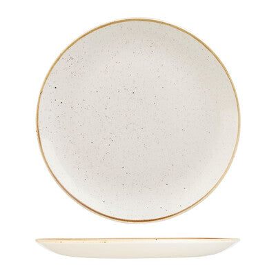 Churchill Stonecast Round Coupe Plate-324mm Ø Barley White