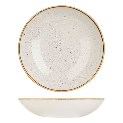 Churchill Stonecast Round Coupe Bowl-310mm Ø | 2400ml Barley White