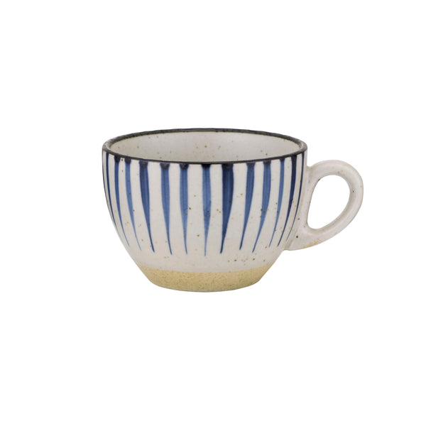 BREW POTTERY-BLUE FLAME CAPPUCCINO CUP 220ml