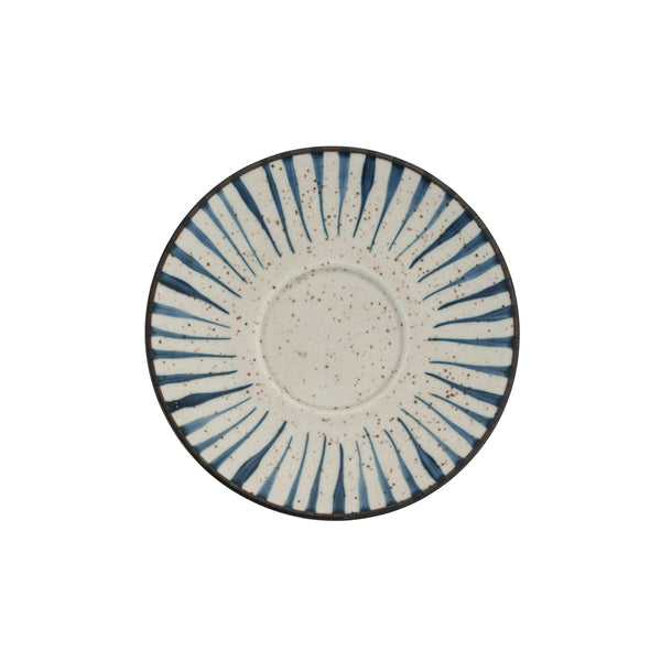 BREW POTTERY-BLUE FLAME SAUCER 143mm SUIT BW20030/BW20057