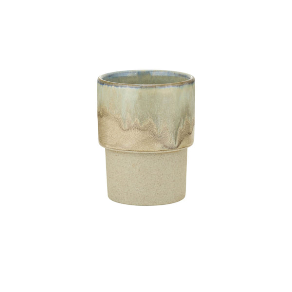 BREW POTTERY-SANDY BEIGE TUMBLER STACK NO HDL 220ml