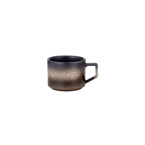 BREW POTTERY-TAN BARK STRAIGHT SIDE ESPRESSO CUP 90ml