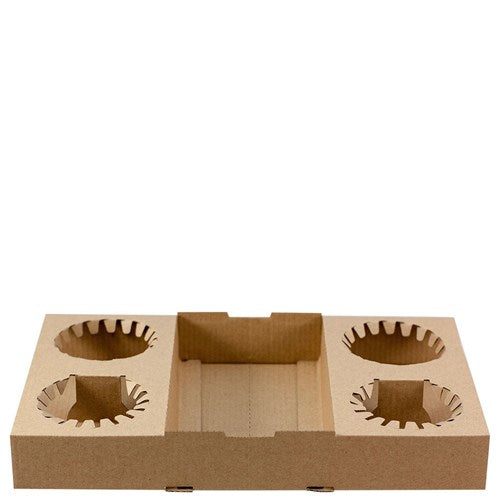 4 Cup Carry Tray Paper Board (100)