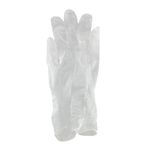 Capri Glove Vinyl Clear Large Powder Free