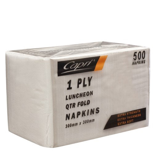 Capri Luncheon Napkin 1ply Quater Fold