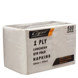 Capri Luncheon Napkin 1ply Quater Fold