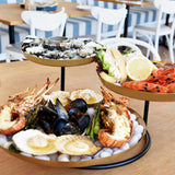 Seafood Stand 3 Tier Brass / Iron