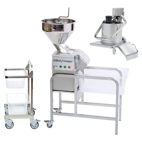 Robot Coupe CL 55 Workstation - Veg Prep Machine - 16 Discs (Mineral+) - 3 Phase