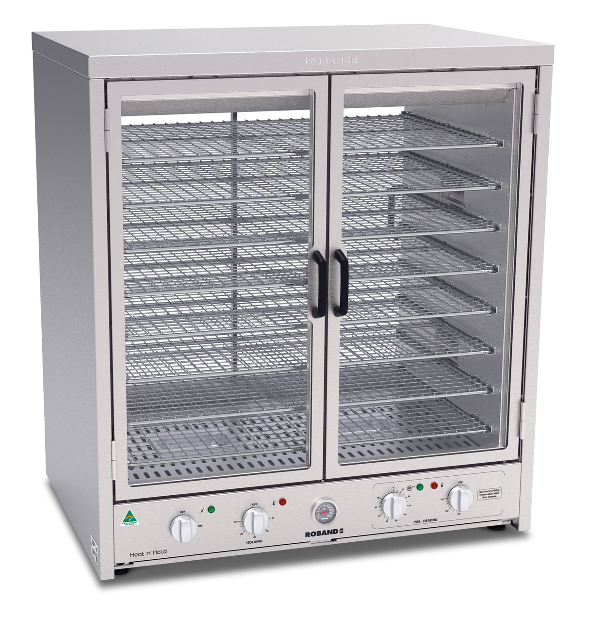 Heat 'N' Hold Sliding  Glass Display Side