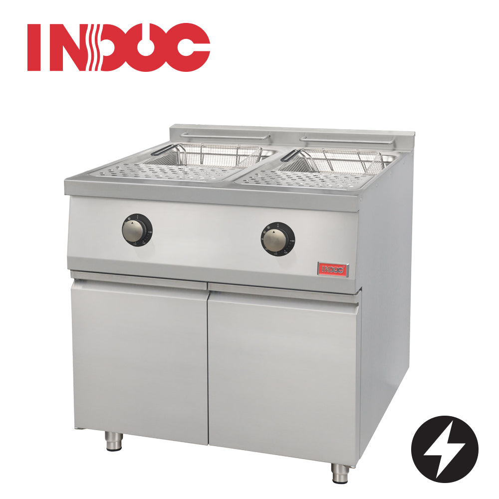 INDUC 2 pan Fryer 16L per pan