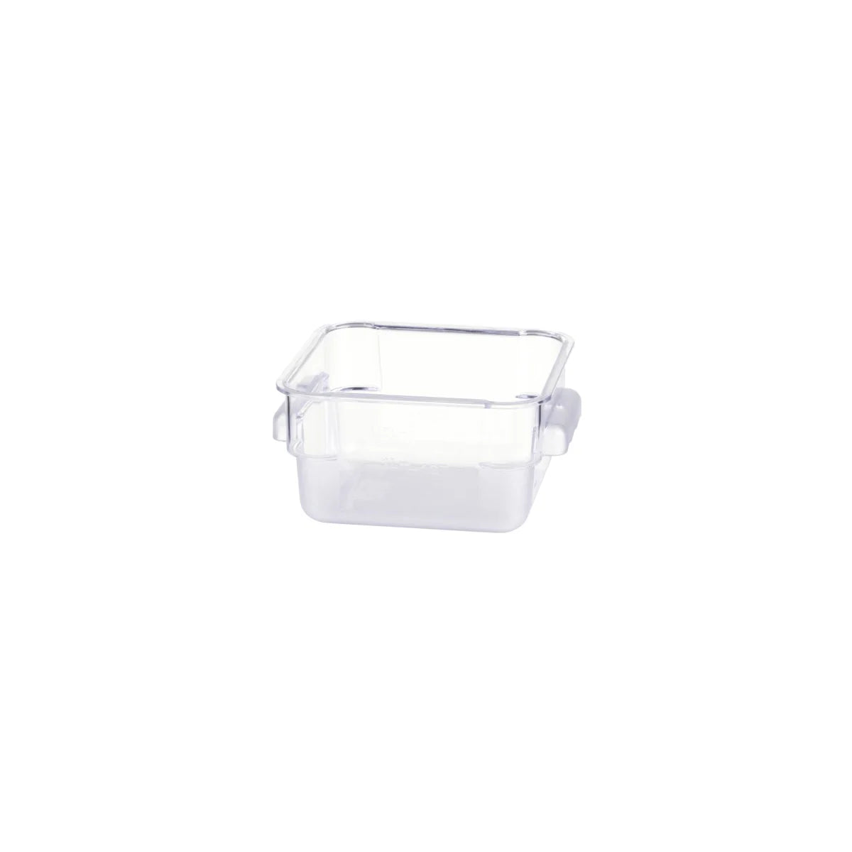 Safco 1.9lt Square Storage Container Clear