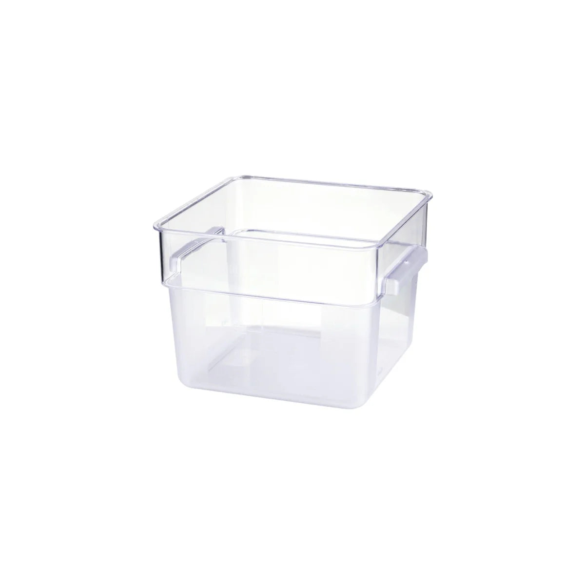 Safco 11.3lt Square Storage Container Clear