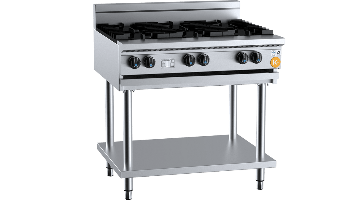 B+S K+ Six Burner Boiling Top On Stand – Chefs Co.
