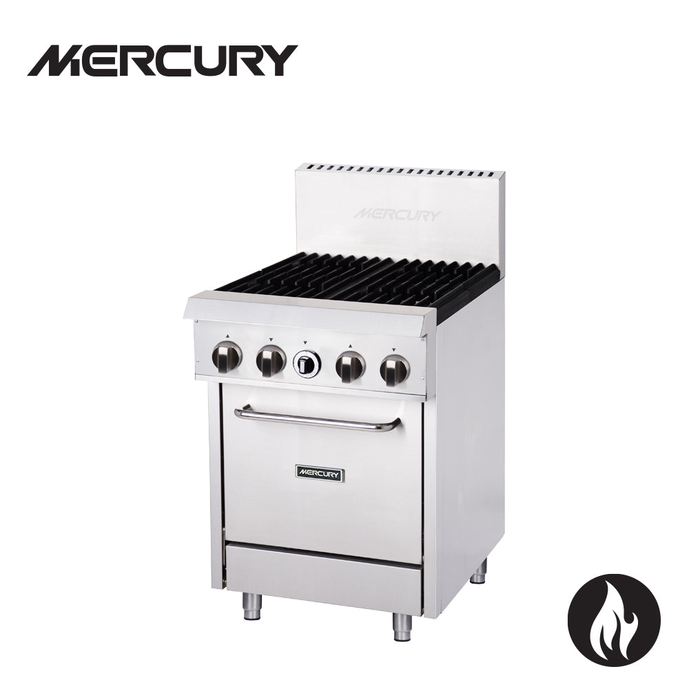 MERCURY Oven Range 4x 32 MJ burners, gas static oven