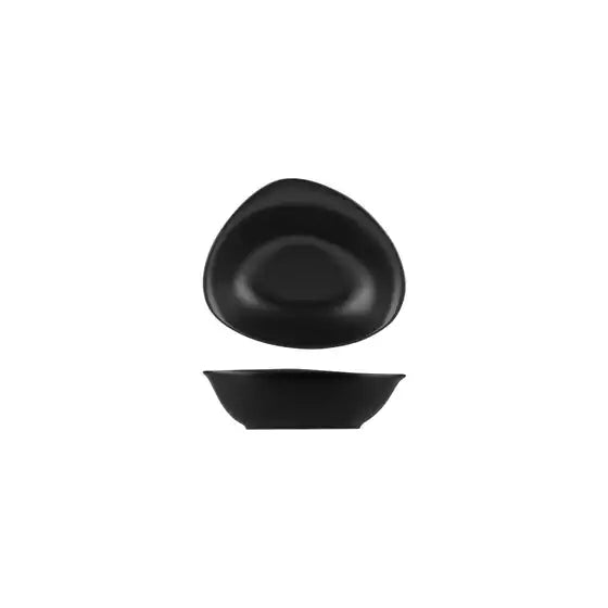 Neo-Fusion Black Volcano Oval Bowl