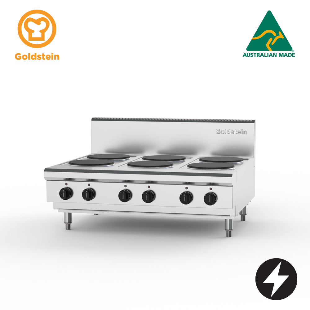 GOLDSTEIN Cooktop 6 x 2 kW solid plates