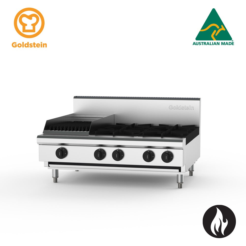 GOLDSTEIN Cooktop 4 burnners, 305 x 510 BBQ