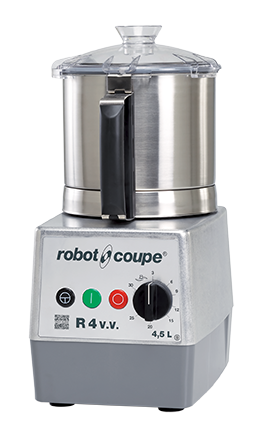 Robot Coupe R 4 V.V. - Cutter Mixer - 4.5L Stainless Bowl - Variable Speed