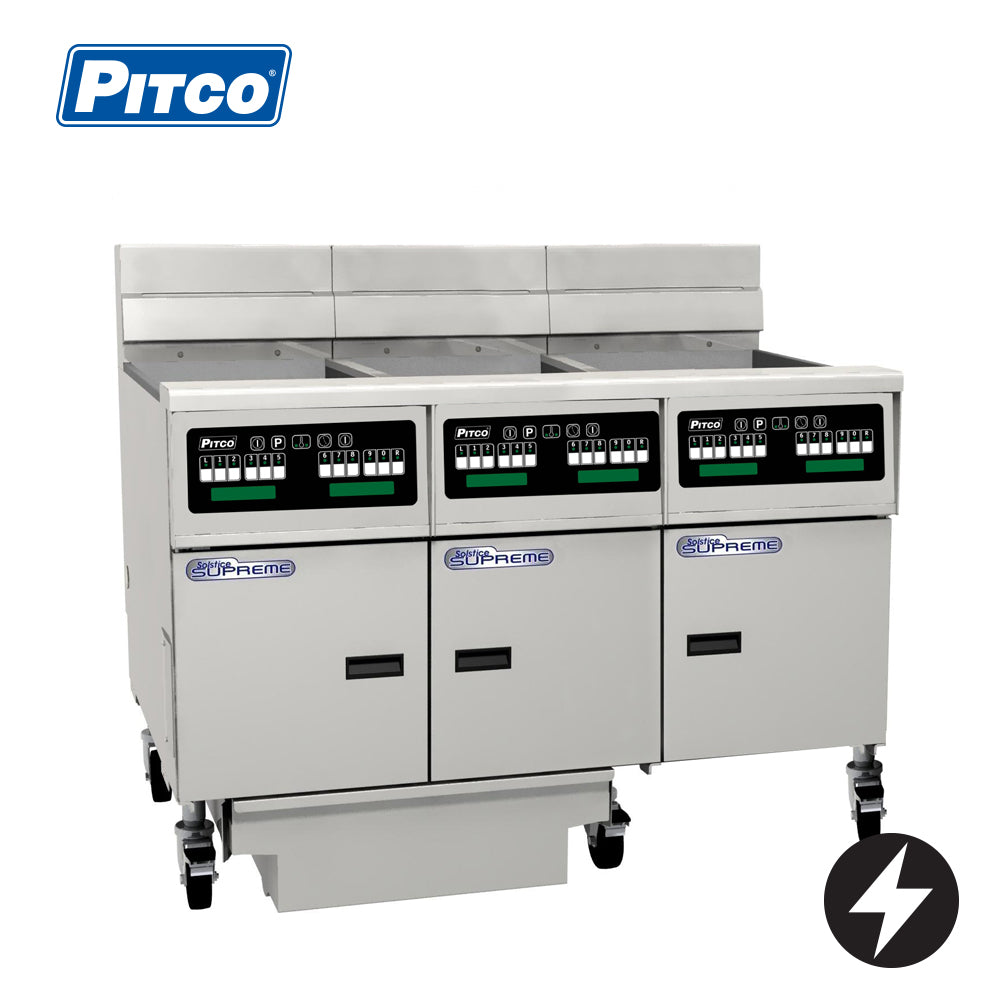 PITCO Electric Filter Fryer 3 Bank 6 Basket (Computer Controller)