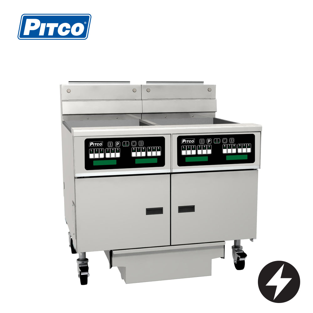 PITCO Electric Filter Fryer 2 Bank 6 Basket (Computer Controller)