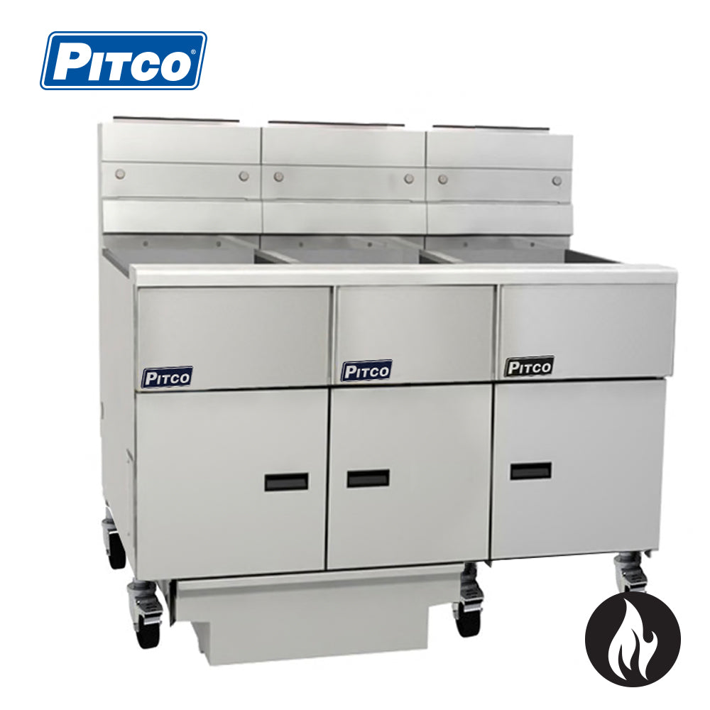 PITCO Filter Fryer 3 Bank 9 Basket