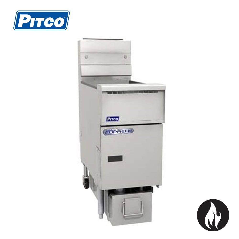 PITCO Solstice Filtration Fryer Single Pan 2 Basket