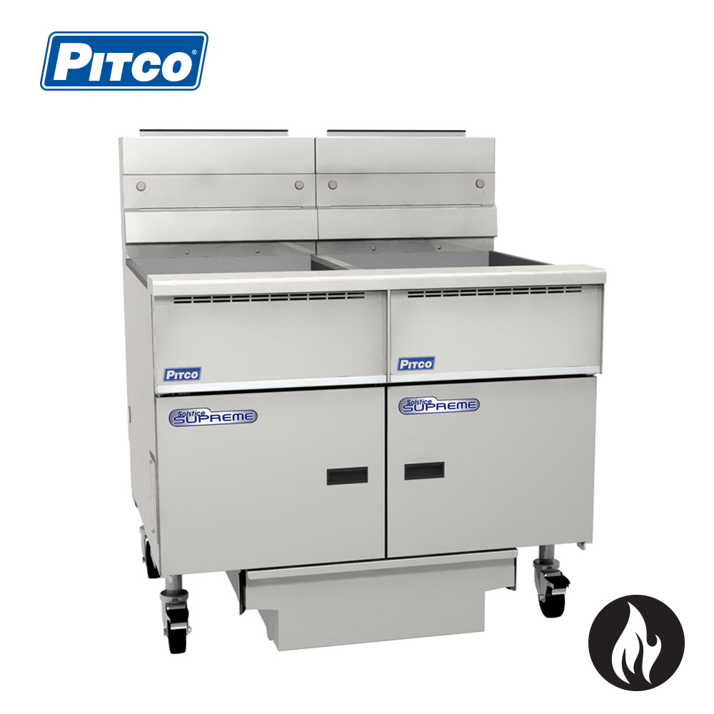 PITCO Solstice Filter Fryer 2 bank 6 Basket