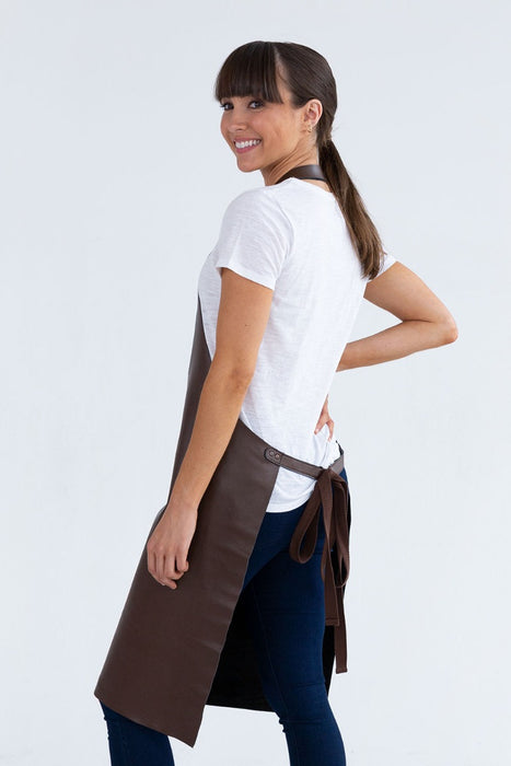 Aussie Chef Axil Classic Leather Apron Brown