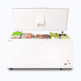 Chest Freezer Flat Top Stainless Steel 492L