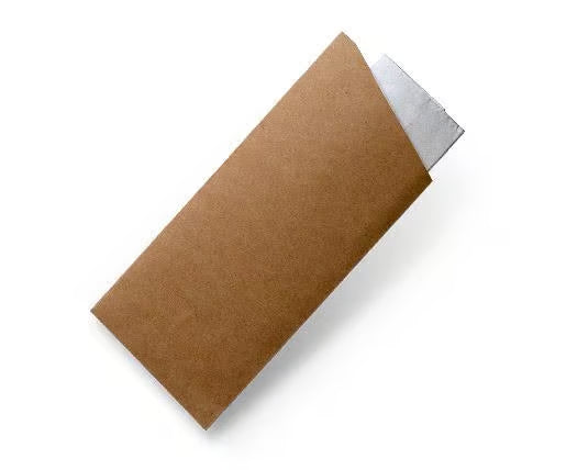 Kraft Cutlery Pouch Bamboo Napkin 1000/ctn