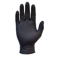 GLOVE BLACK NITRILE LARGE