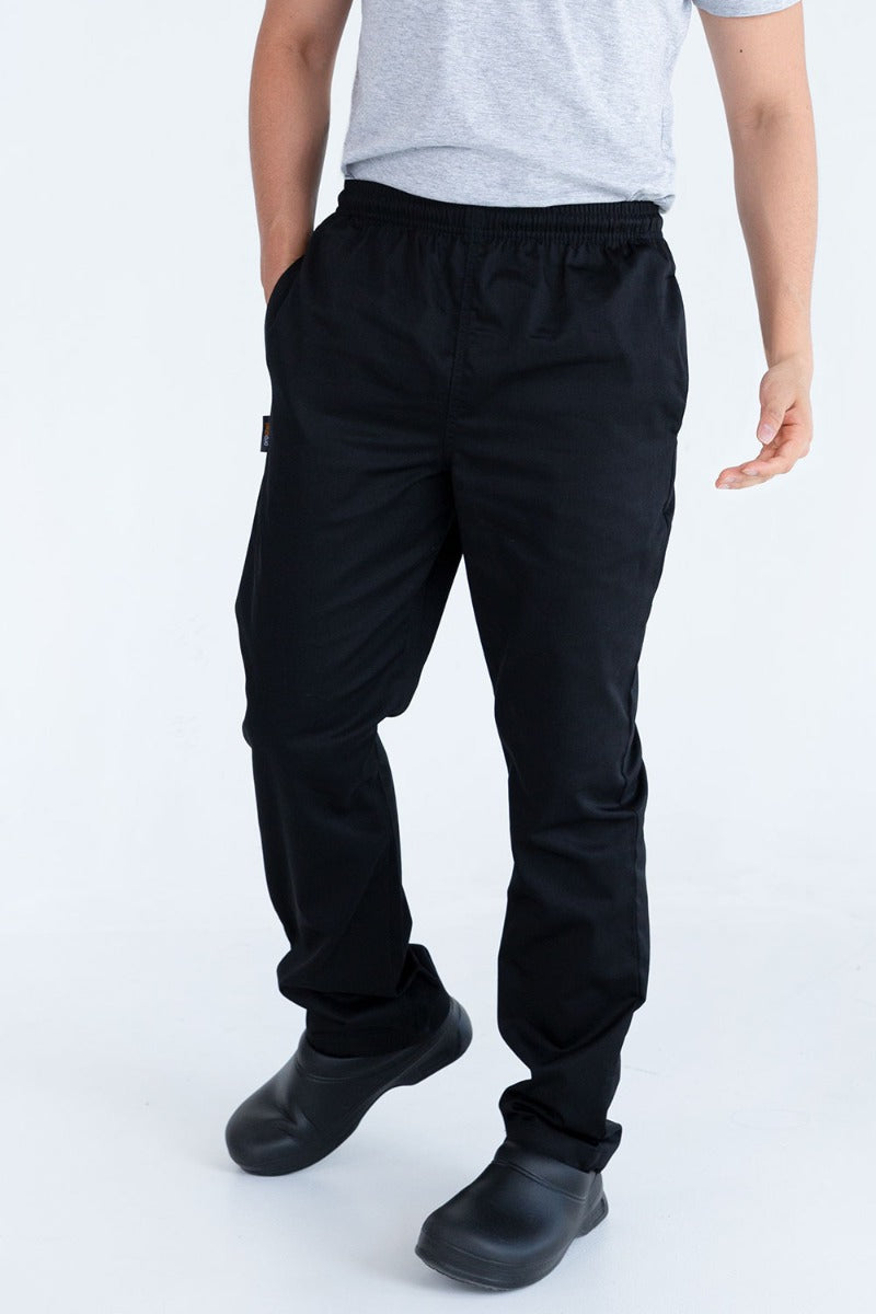 Prochef Drawstring Pants Black | Comfort Plus