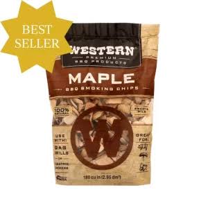 WESTERN BBQ MAPLE WOOD CHIPS 750GM