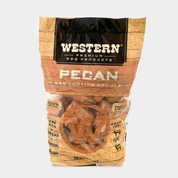 WESTERN BBQ PECAN WOOD CHIPS 750GM
