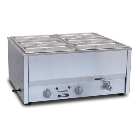 Roband BM4C BAIN MARIE c/w 6x 150MM PANS & LIDS