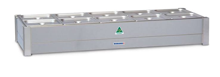Roband BM25A BAIN MARIE c/w 10x 100MM PANS & LIDS