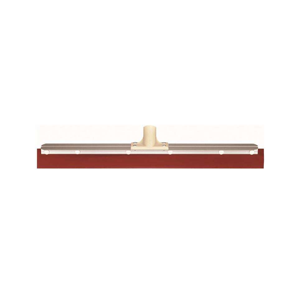 Red Rubber Floor Squeegee Alum Back 600mm