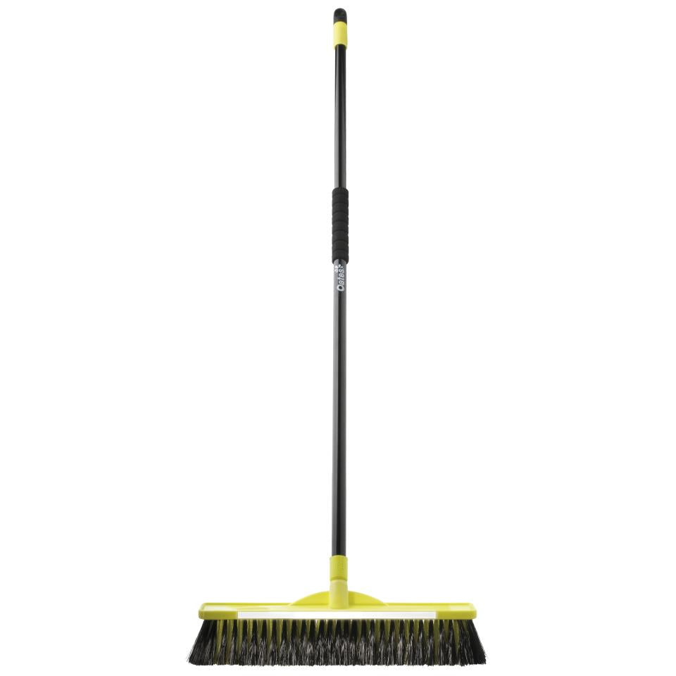 Platform Broom 450mm Yellow Medium Poly