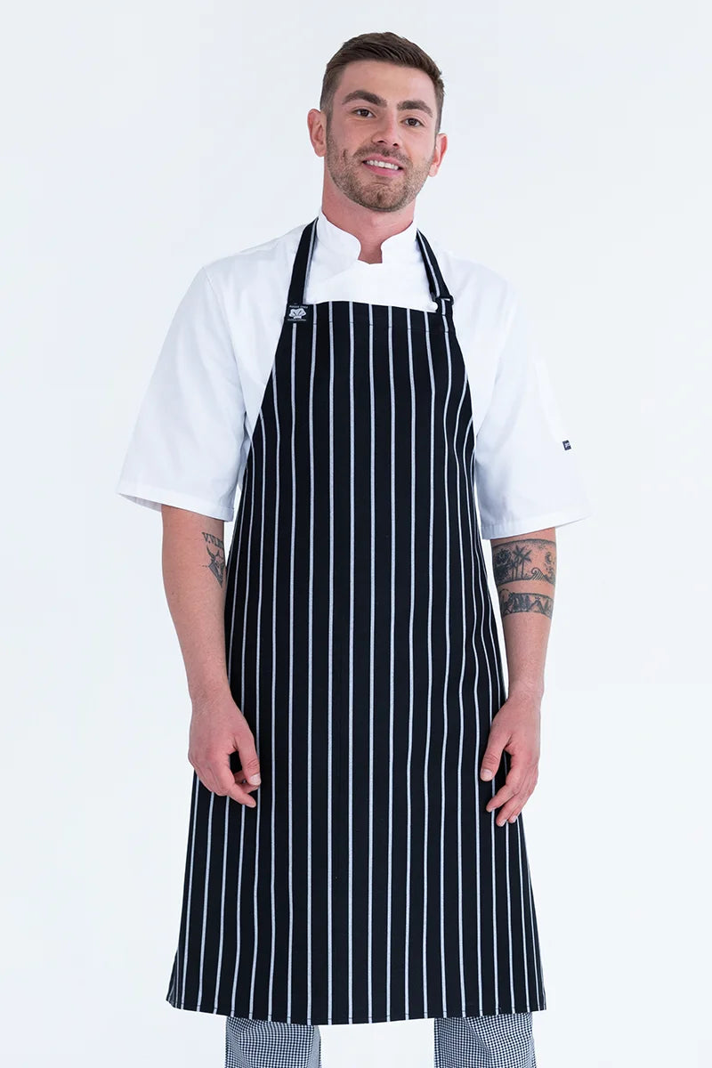 Aussie Chef London Bib Apron Black/White